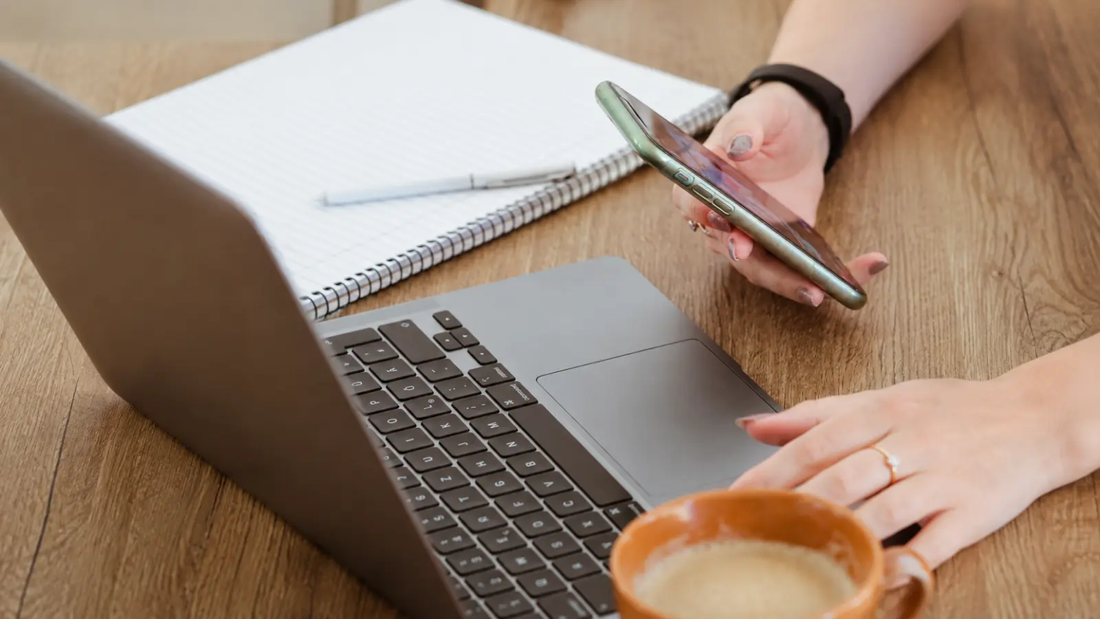 How to Collect Wedding Guest Addresses shown with a smartphone, laptop and notebook used to gather and organize guest contact information How to Collect Wedding Guest Addresses and Keep Them Organized